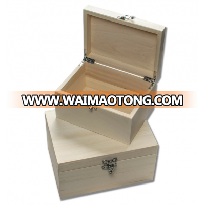 custom wooden gift box small wood packaging box for gift