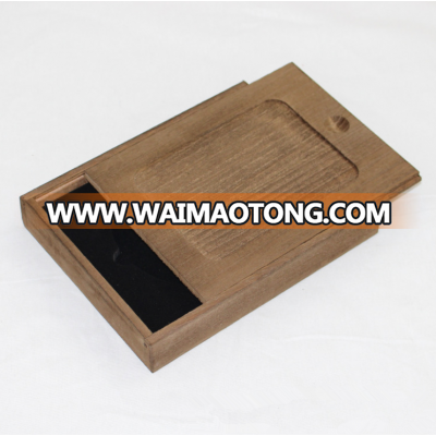 wooden wedding photos box with lid