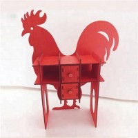 china manufacture wood cock craft for home table decoration