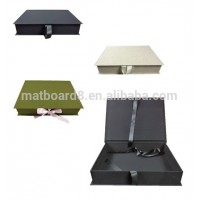 high quality fabric, linen gift box with factory price